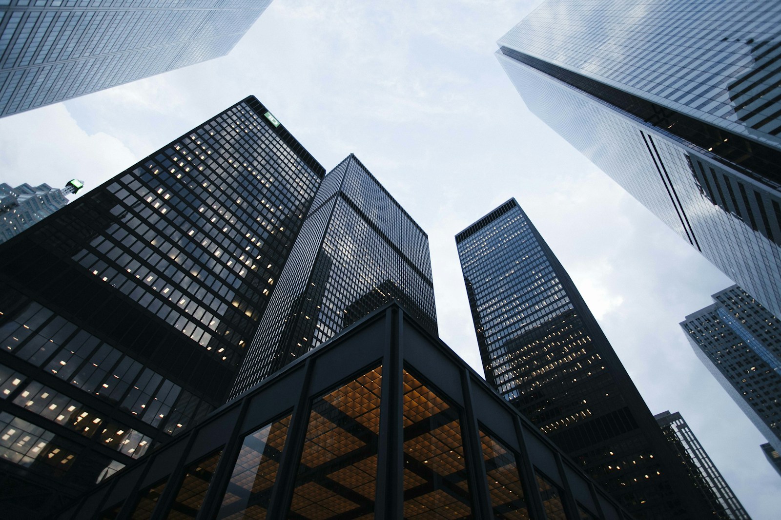 Urban skyline emphasizing scale of built environment